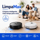 LimpaMax™ Robô Aspirador 3 em 1 - Varre, Aspira e Passa Pano