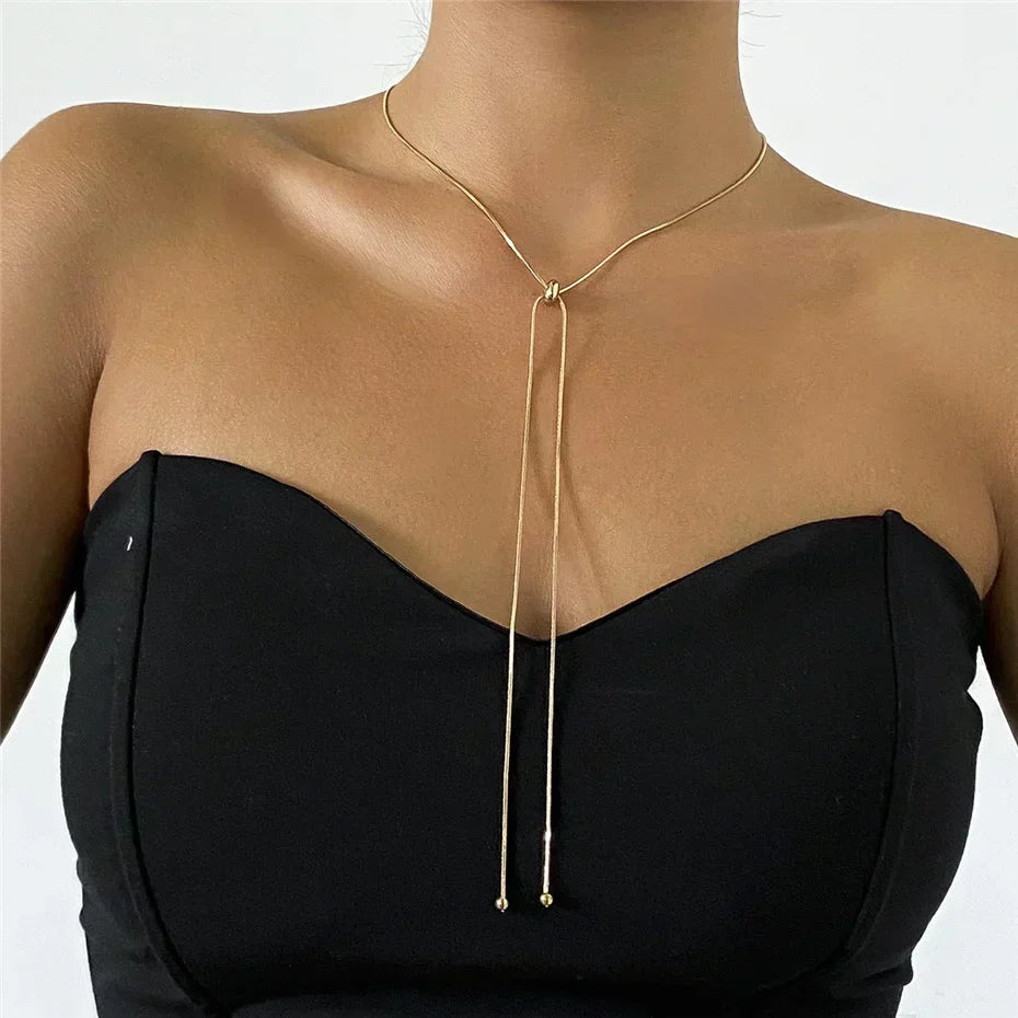 Collar Lariat Delicado